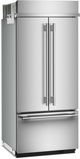 KitchenAid® 36" 20.8 Cu. Ft. PrintShield™ Stainless Steel Built-In French Door Refrigerator -2