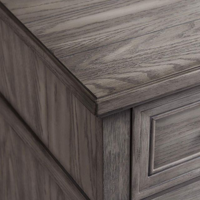 Intercon Forge Wire Brushed Steel Gray Media Chest-3