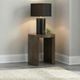 Coaster® Sweeney Chenille Dark Walnut Round Wood Occasional Side End Table-1