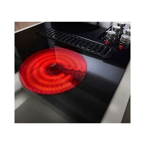 KitchenAid® 30" Black Electric Downdraft Cooktop-3