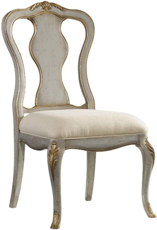 Hooker® Furniture Gray/Linen Natural Desk Chair-0