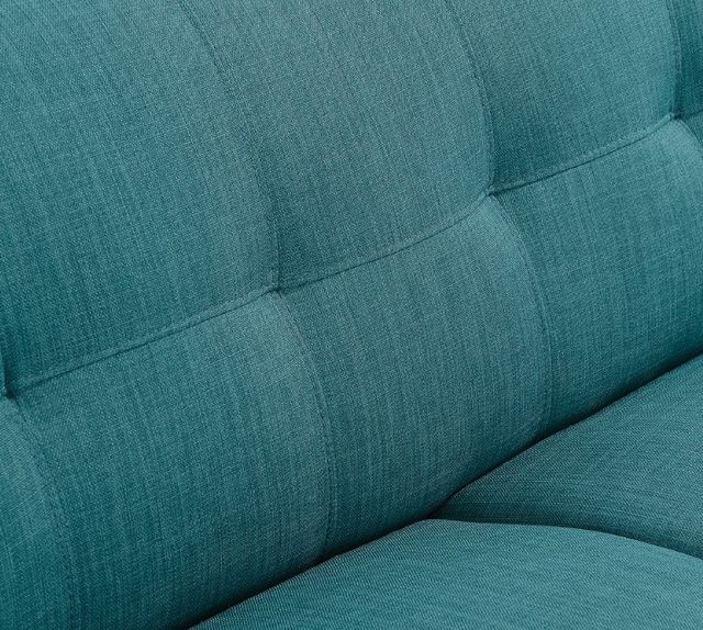 Elements International Hadley Heirloom Teal Loveseat-3