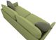Best® Home Furnishings Customizable Bayment Queen Memory Foam Sofa Sleeper with Dark Walnut Legs and Two Pillows-4
