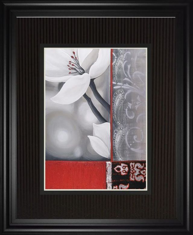 Classy Art Bohemia Flora White by Jasmin Zara Copley Wall Art-0
