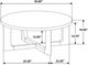 Coaster® Kessler 3-Piece Light Oak Coffee Table Set-2
