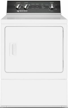 Speed Queen® DR5 7.0 Cu. Ft. White Front Load Electric Dryer