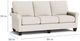 Bassett® Furniture Customizable True Custom® Roll Arm Sofa-3