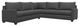 La-Z-Boy® Wilmette 2-Piece Navy Leather Sectional-0