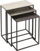 Renwil® Manisa 3-Piece Black Patina Nesting Table Set with Black Nickel Base-0