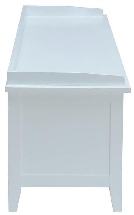 ACME Furniture Flavius Brown/White Storage Bench-2