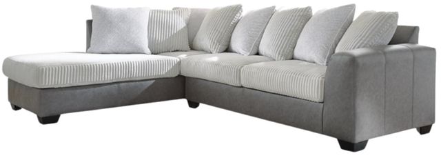 Benchcraft® Clairette Court 2-Piece Alloy Left-Arm Facing Sectional and Chaise-0