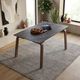 Winners Only® Uptown Melamine Top Dining Table with Brown Base-1