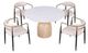 Furniture of America® Neasden Natural/Black/White Dining Table-3