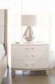 Bernhardt Axiom Linear White 34" Nightstand-1