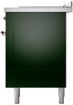 Ilve® Nostalgie II Series 60" Emerald Green Pro Style Dual Fuel Range-3