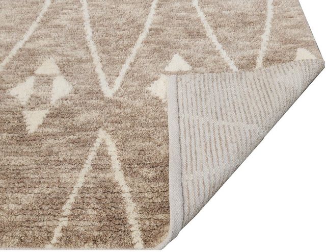 KAS Rugs Marley Oatmeal Feria 5'x8' Area Rug-1