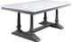 ACME Furniture Yabeina Marble Top Dining Table with Gray Oak Base-0
