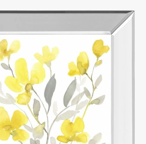 Classy Art Yellow and Grey Garden I by Jennifer Goldberger Wall Art-1