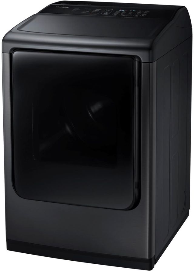 Samsung 7.4 Cu. Ft. Black Stainless Steel Front Load Gas Dryer-2