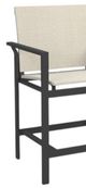 Homecrest™ Outdoor Living Customizable Allure Aluminum/Fabric Outdoor Sling Balcony Stool-1