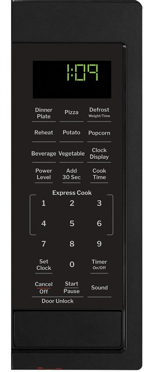 GE® 0.9 Cu. Ft. Black Countertop Microwave-1