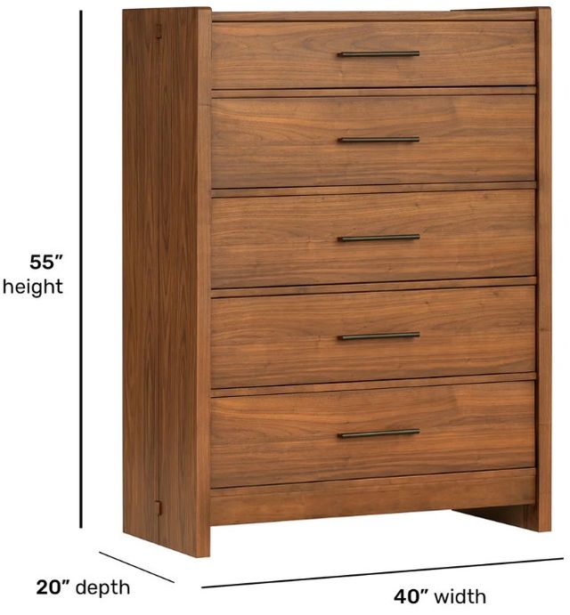 Flexsteel® Lincoln Walnut Drawer Chest-4