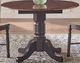 A-America® British Isles Antique Oak Dropleaf Dining Table with Black Base-0