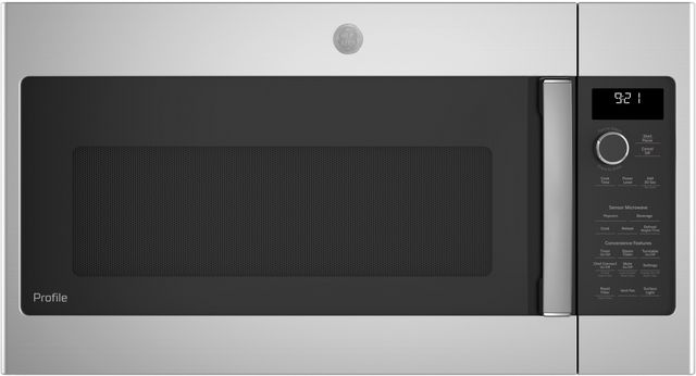 GE Profile™ Series 2.1 Cu. Ft. Stainless Steel Over The Range Microwave-0