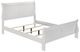 Coaster® Louis Philippe White Queen Sleigh Bed-1