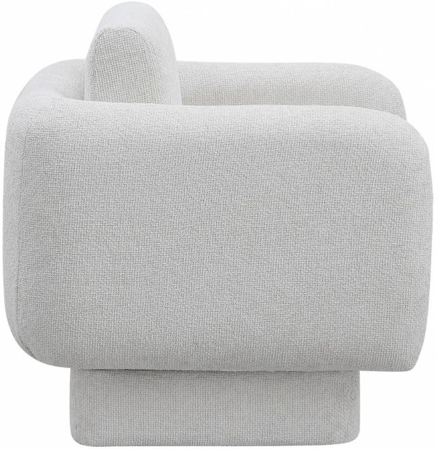 Meridian Furniture Alessandra Cream Swivel Accent Chair-2