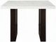 ACME Furniture Edwyn White Marble Top Counter Height Dining Table with Espresso Base-3