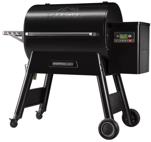 Traeger® Ironwood 885 54" Black Pellet Grill-0