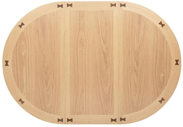 Coaster® Lavon Light Oak Oval Dining Table-4