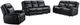 Mazin Furniture Paxton Black Upholstered Rocker Recliner-2
