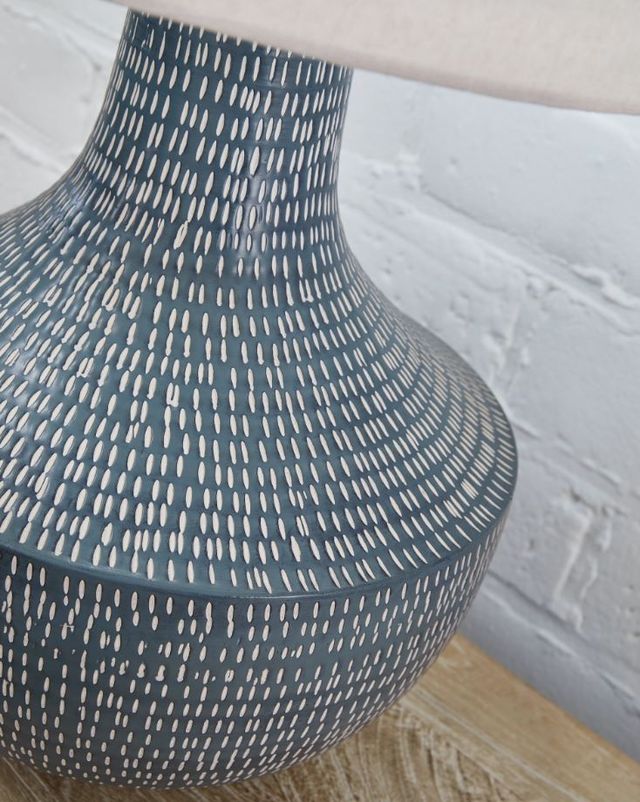 Signature Design by Ashley® Schylarmont Antique Gray/White Table Lamp-1