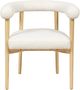 TOV Furniture Spara Cream/Natural Dining Arm Chair-3