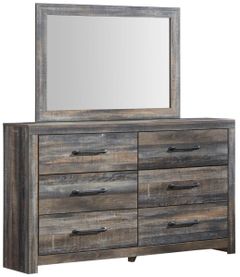 Signature Design by Ashley® Drystan Brown Rustic Dresser and Mirror