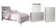 Signature Design by Ashley® Olivet 4-Piece Silver Twin Panel Bed Set-0