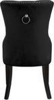 Meridian Furniture Nikki Black Velvet Dining Chair-2