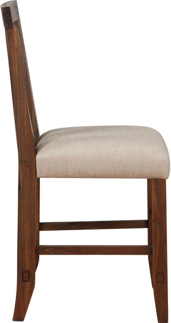 Modus Furniture Meadow Brick Brown Counter Stool-3