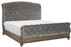 Mazin Furniture Rachelle Gray Queen Bed-1
