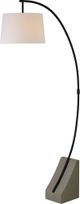 Renwil® Weymouth Grey/Matte Black Floor Lamp-1