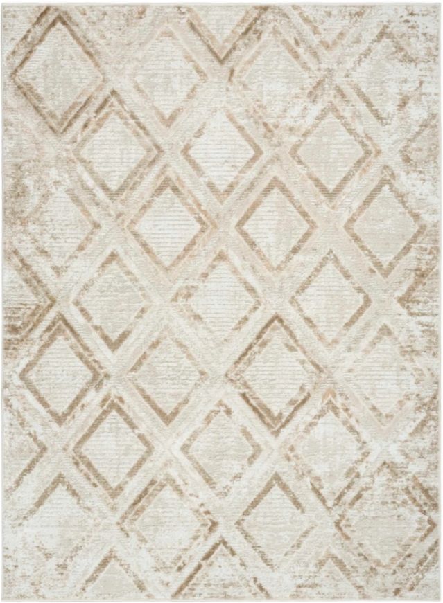 Nourison Home™ Dekor DEK05 Ivory Taupe 5'x7' Style 3 Area Rug-0