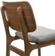Armen Living Lima Walnut Dining Accent Chairs-2