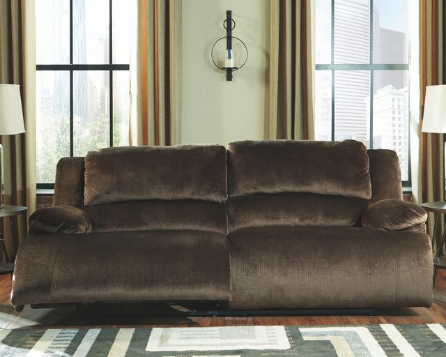 Signature Design by Ashley® Clonmel Chocolate Reclining Sofa-4