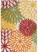 Nourison Home™ Aloha Red Multi Colored 5'x8' Style 8 Indoor/Outdoor Area Rug-0