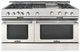 Capital Cooking™ Grand Chef 60" Stainless Steel Open Burner Pro Style Gas Range with Grill and Griddle-0