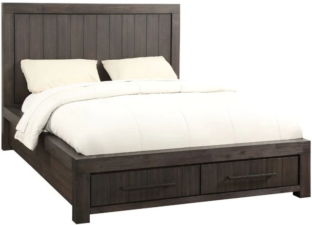 Modus Furniture Heath Basalt Gray Queen Storage Bed-0