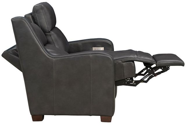 BarcaLounger® Ayden Elway Dark Gray Leather Power Reclining Loveseat-1
