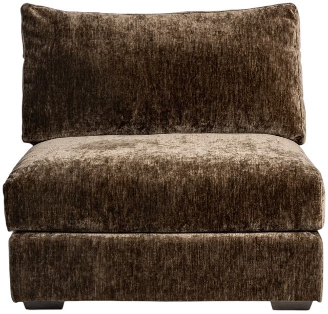 Classic Home Ludwig Mossed Brown Armless Chair-2